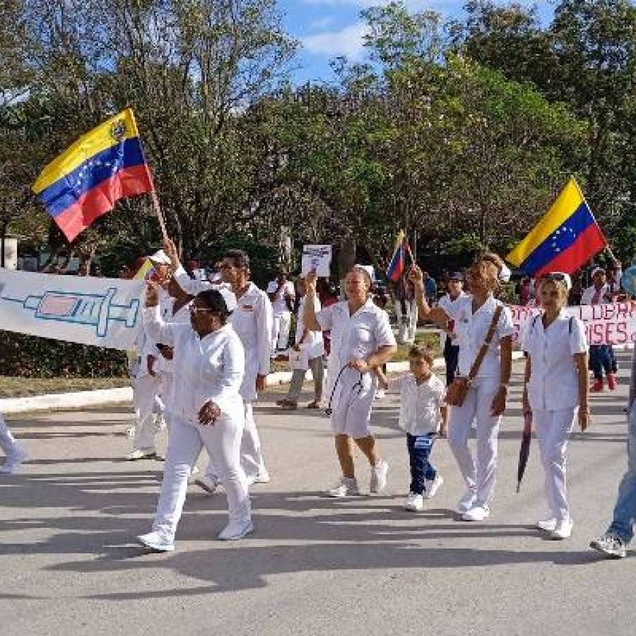 Trabajadores de la Salud en Nuevitas celebran el 1ro de Mayo (+ Audio y Post)