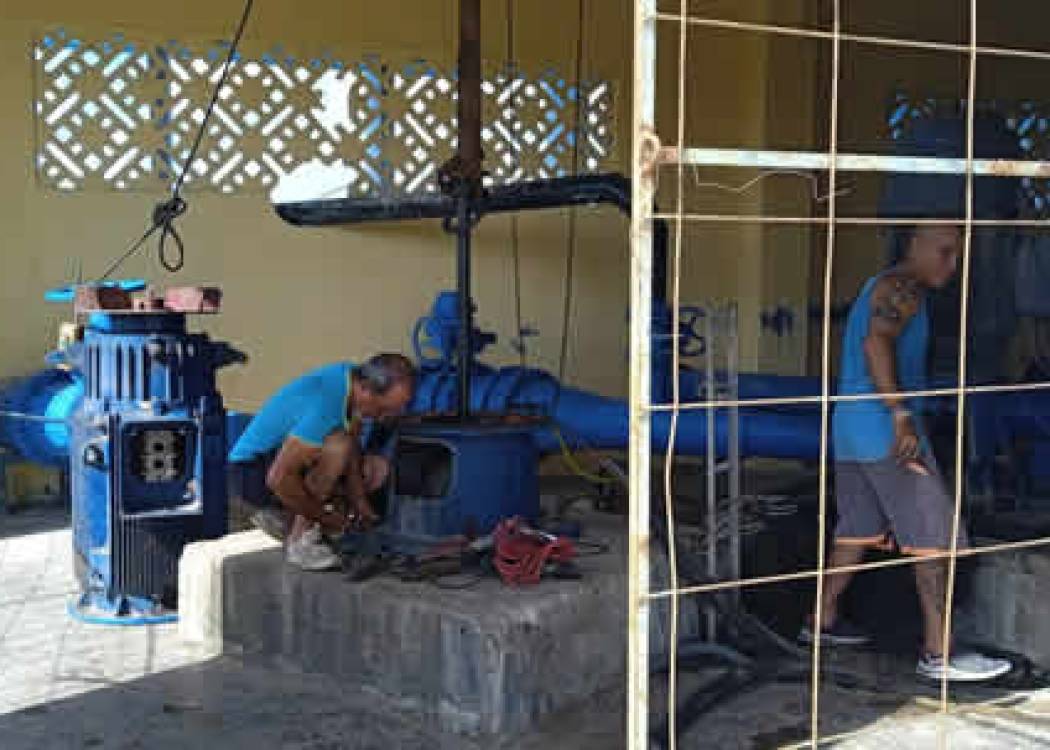 Trabajadores de Acueducto en Nuevitas se esfuerzan por calidad en el suministro (+ Fotos)