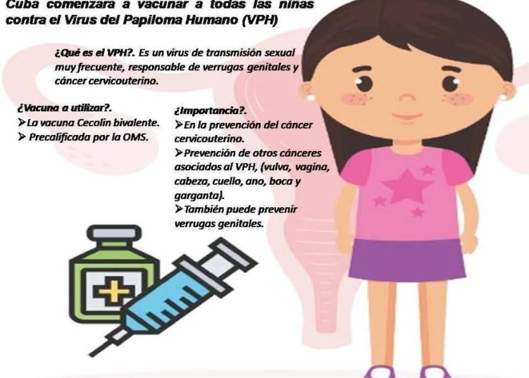 Nuevitas lista para iniciar vacunación en niñas contra el Virus de Papiloma Humano
