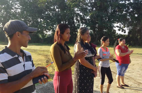 Educadores de la escuela Luis Agusto Turcio Lima del municipio de Nuevitas que será sede de la primera jornada de categorización. 