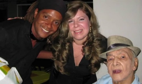 Juan M. Rivas junto a Niurka Reyes y Luis Carbonell.