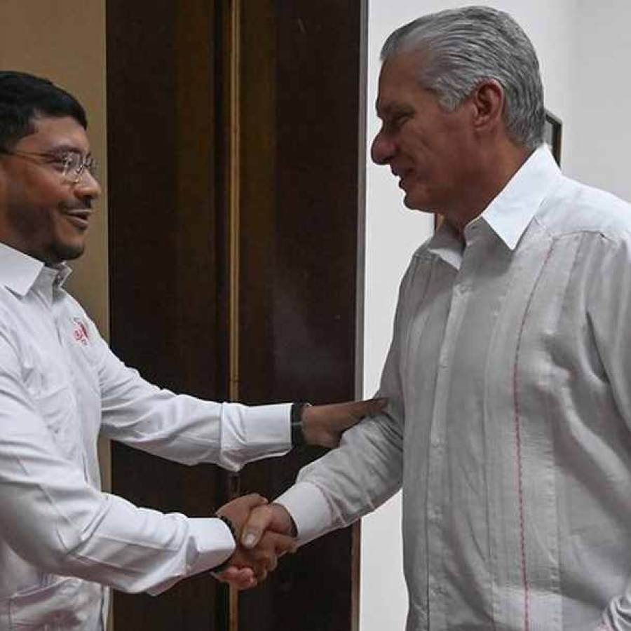 Presidente de Cuba se reunió con secretario del ALBA-TCP