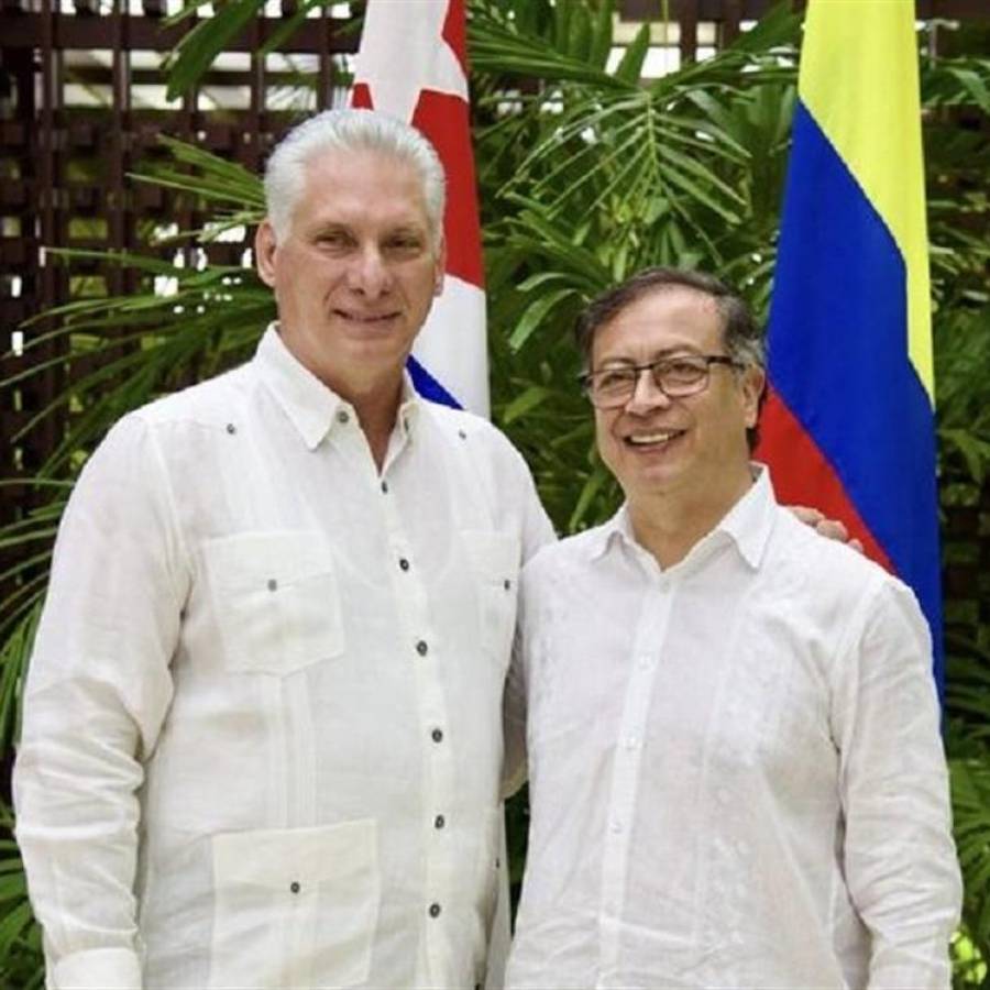 Díaz-Canel declara apoyo a Petro y Colombia