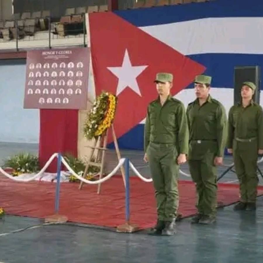 Rinden homenaje en Nuevitas a combatientes cubanos caídos en Venezuela (+ Posts y Videos)