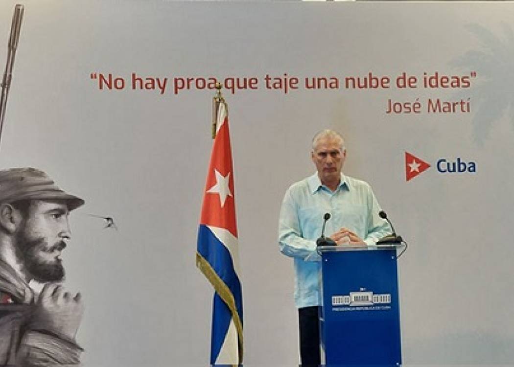 Comparece presidende de Cuba acerca de asuntos del acontecer nacional e internacional