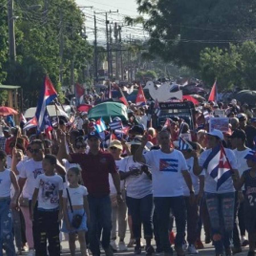 Primero de Mayo: Contundente respaldo en Nuevitas a la Revolución cubana (+ Audios y Posts)