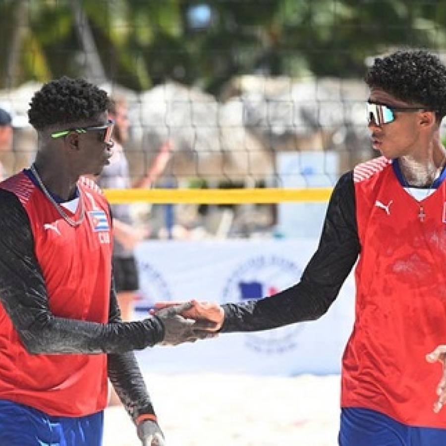 Dúos playeros cubanos con mira cercana en parada del Tour Norceca México