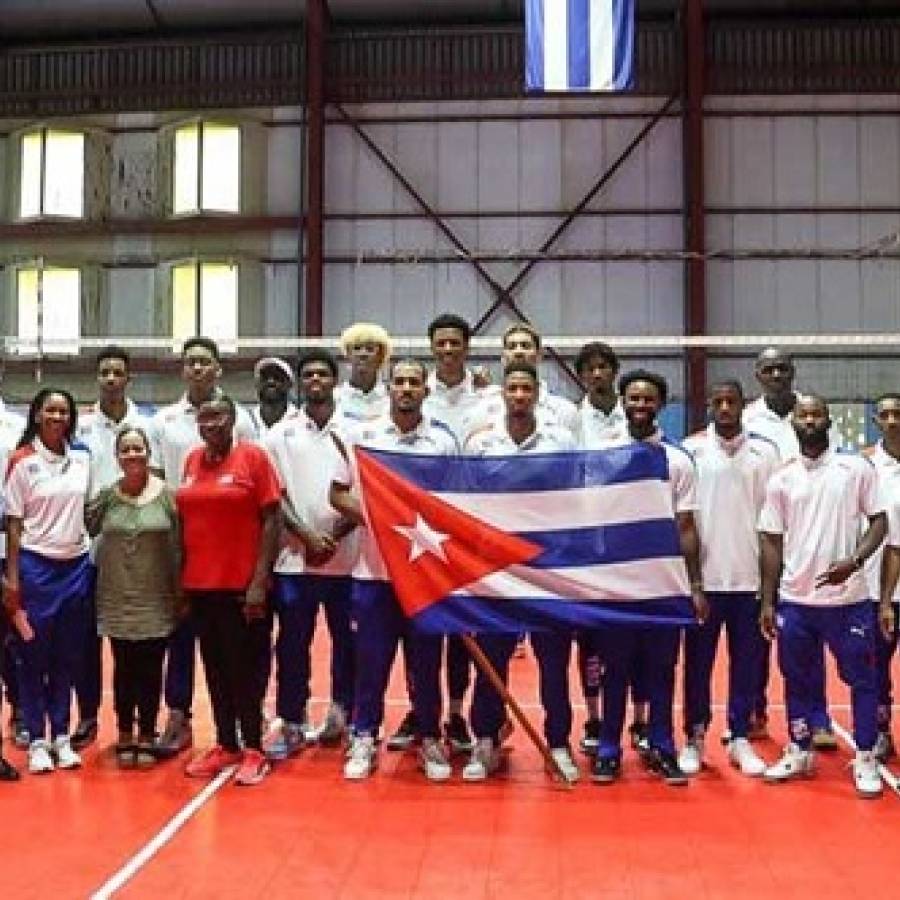 Abanderado equipo Cuba  para primera semana de Liga de Naciones Voleibol