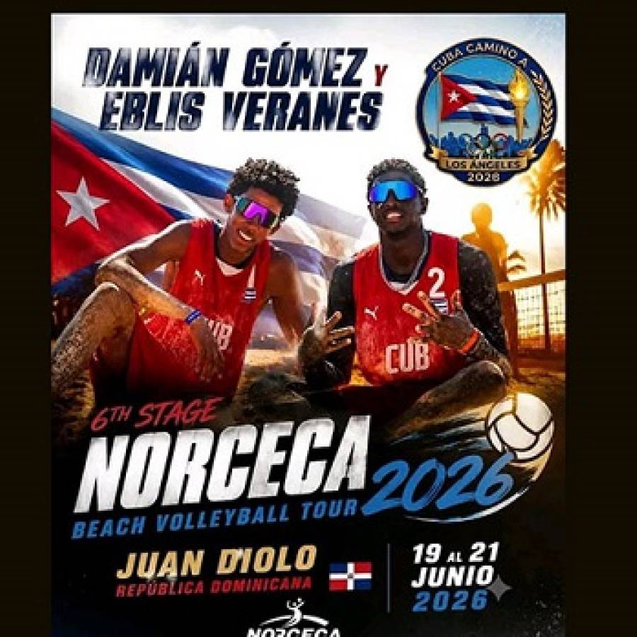 Bronce para dúo cubano Damian-Veranes en parada Tour Continental Norceca