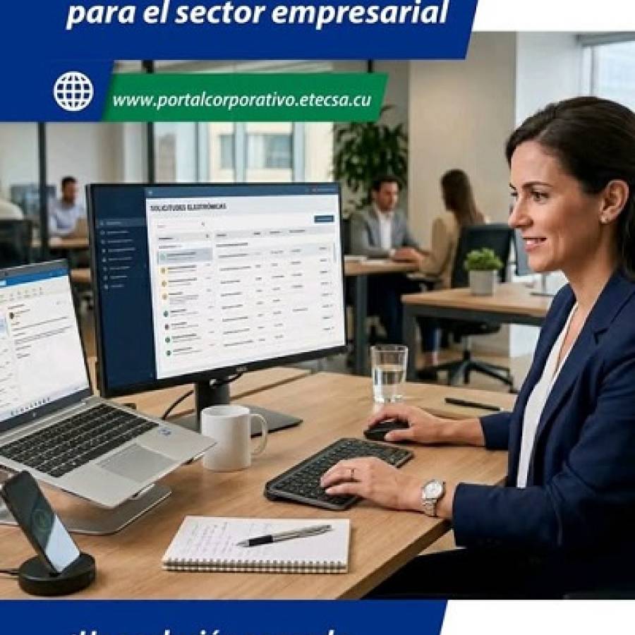 Funciona en Camagüey portal corporativo para optimizar gestión empresarial