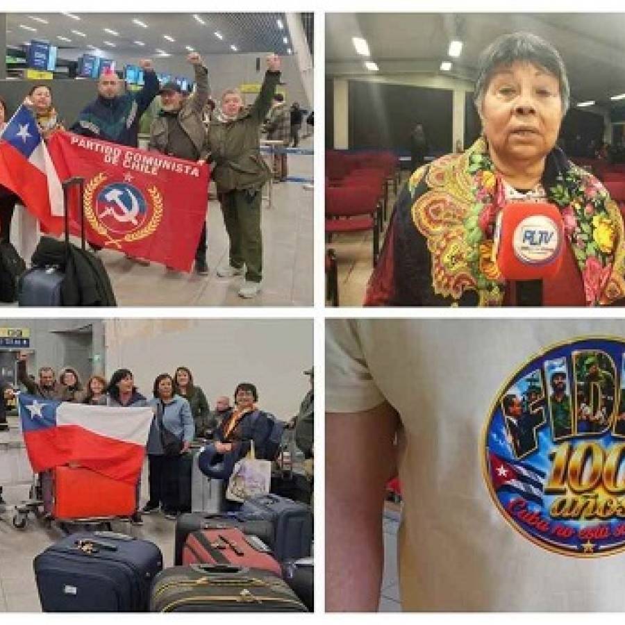Brigadistas chilenos viajan a Cuba para el centenario de Fidel