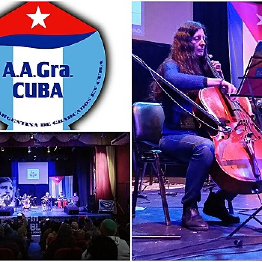 Médicos argentinos graduados en Cuba realizan colecta de medicamentos