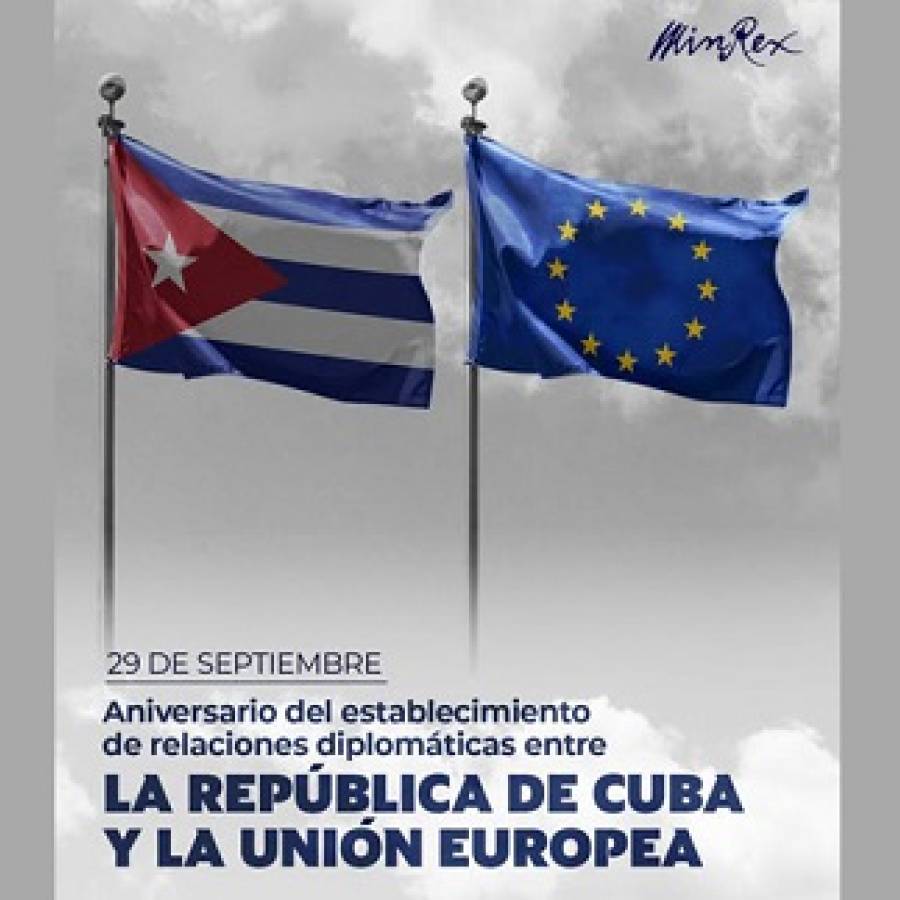 Celebran Cuba y Unión Europea 38 años de relaciones diplomáticas